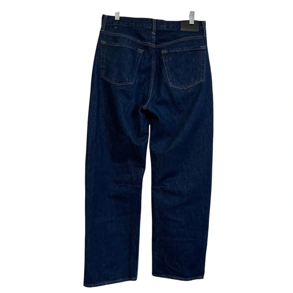 Citizens Of Humanity Navy Wide Leg Jeans - Picture 8 of 16